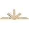 Ekena Millwork Kennewick Rough Sawn Timber Gable Bracket, Douglas Fir, 72"W x 36"H x 2"D x 6"F, 12/12 Pitch GBW072X36X0206KEN00RDF - alternate 2